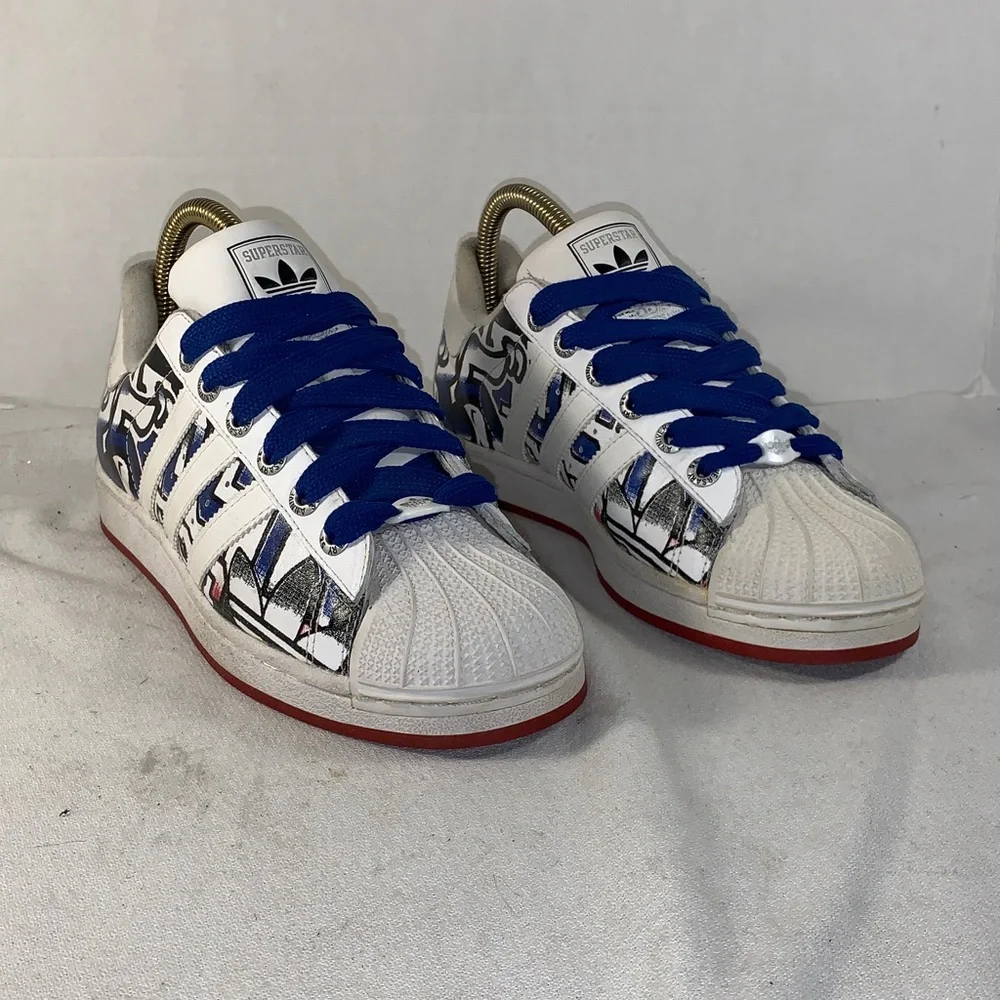 Adidas Superstar 35th Anniversary Graphic Red/White/Blue Sneakers